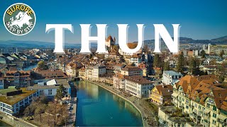 🇨🇭Thun, Switzerland - 🎡 Evening Walking Tour Downtown ⭐ 4K HDR