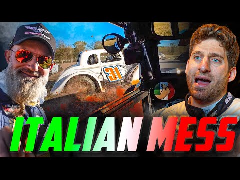 STUPID ITALIAN DRIVERS - Legend Cars US World Championship Part 2
