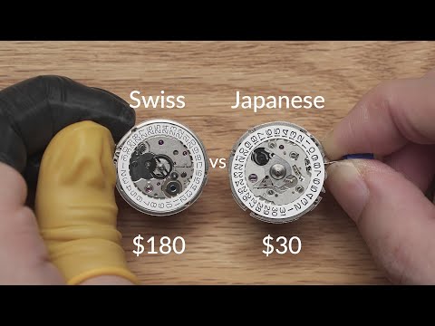 Warum Schweizer mechanische Uhrwerke teurer sind (Sellita SW200 vs. Seiko NH35)