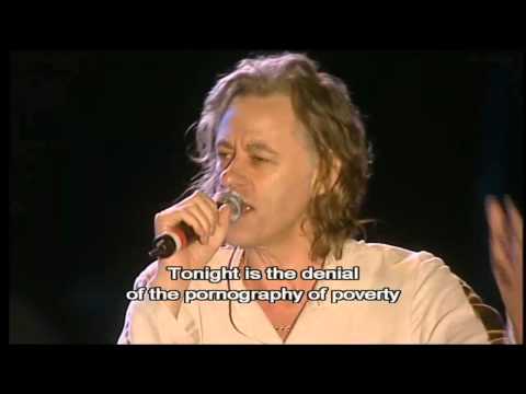 Bob Geldof's, Bono's and Midge Ure's speech's Live 8, Edinburgh 2005