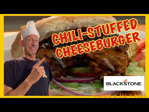 CHILI STUFFED CHEESEBURGER | Richard in the kitchen