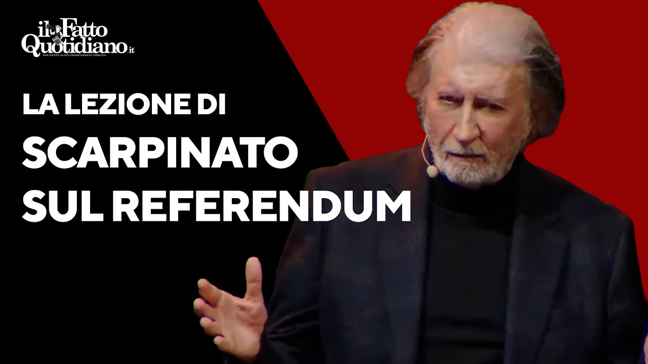Referendum, Scarpinato: "Il governo riesuma una giustizia debole con i forti e forte con i deboli"