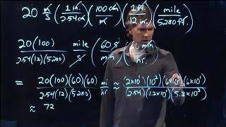 Units Conversion | Physics with Professor Matt Anderson | M1-01