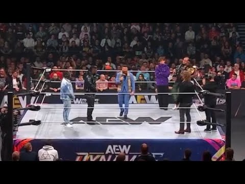 JOE VS SWERVE VS HANGMAN VS MJF AEW CHAMPIONSHIP CONTRACT SIGNING// MJF RETURN 2025
