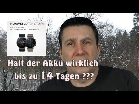 HUAWEI WATCH GT 2 Pro - Unboxing | Wie lange hält wirklich der Akku? | 14 Tage - TEST