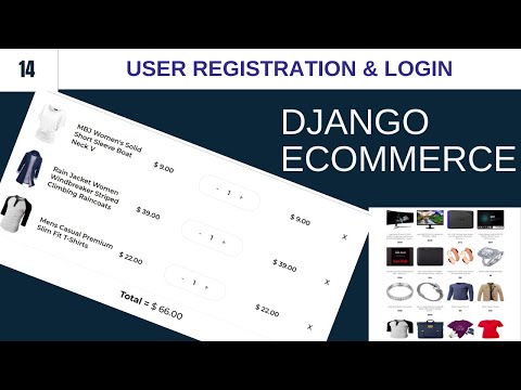 Django Ecommerce Website | User Registration & Login | Part 14 | Django Tutorial