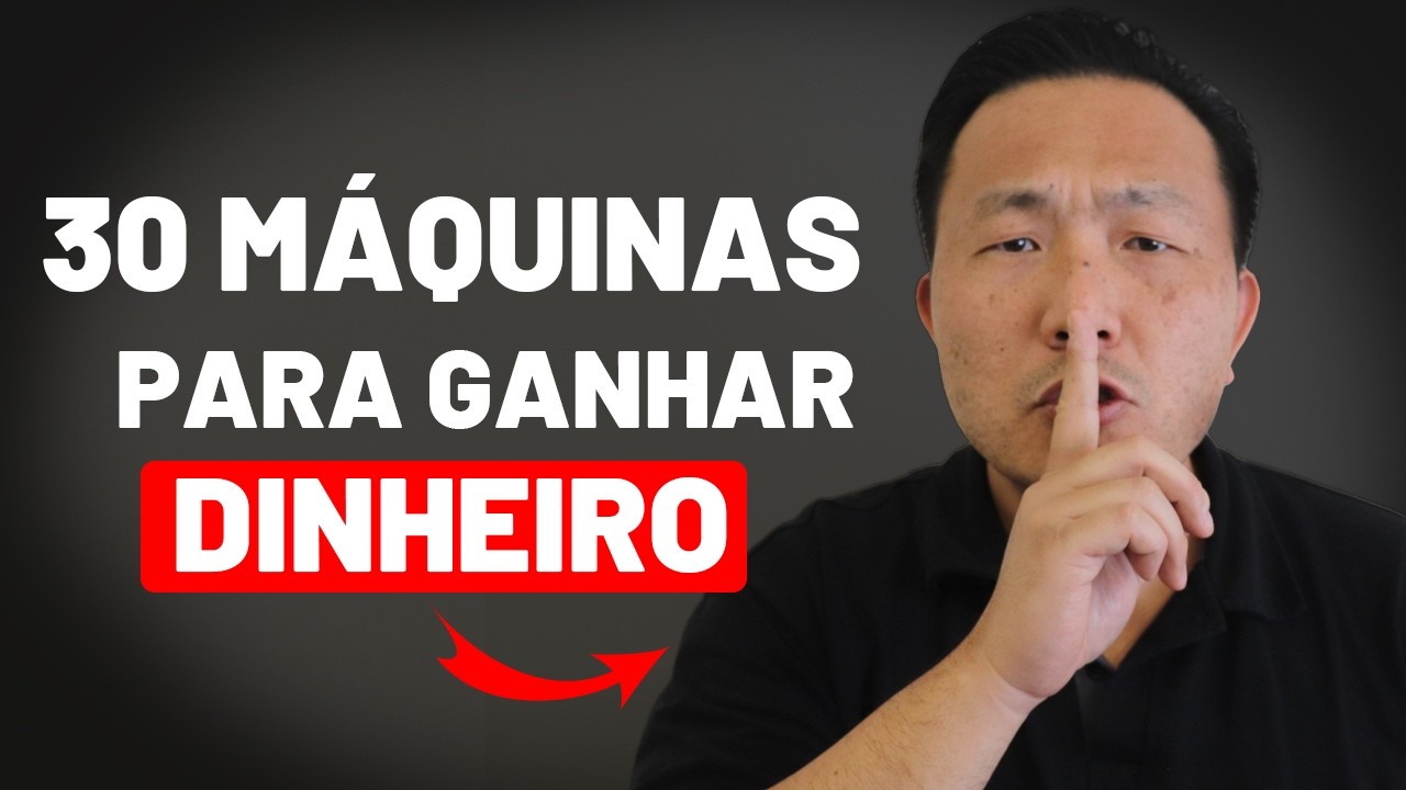 30 MÁQUINAS BARATAS e LUCRATIVAS para 2025 😱 30 máquinas PEQUENAS para GANHAR DINHEIRO💰