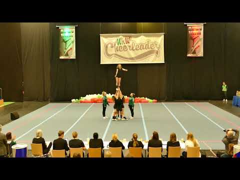 Bielefeld Wildcats "Black Cats" U17 All Girl Group Stunt CLM NRW 2018