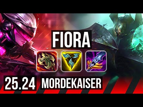 FIORA vs MORDEKAISER (TOP) | 15/2/4 | KR Master | 25.24