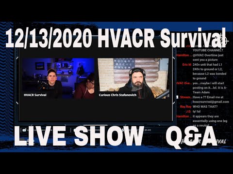 12/13/2020 HVACR Survival Live Show