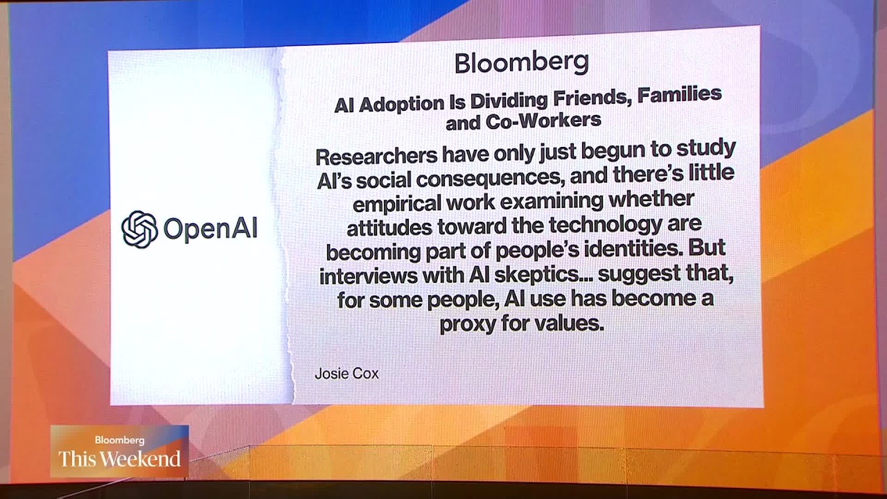 AI Adoption Sparks Cultural Divide - Bloomberg Podcast
