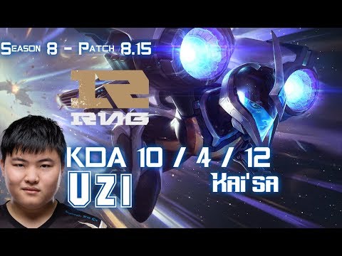 RNG Uzi KAI'SA vs AATROX ADC - Patch 8.15 KR Ranked