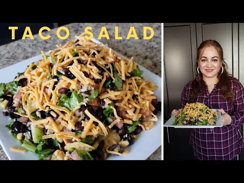 Super Easy Taco Salad Recipe - Healthy Salad Recipe - healthy salad ideas - سلاد بنانے کا طریقہ