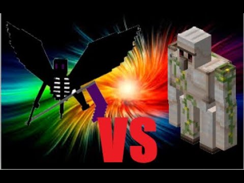 IRON GOLEM vs ENDER REAPER! (minecraft mobfights)