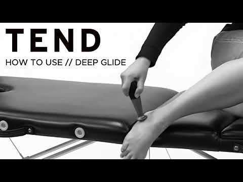 Discover effective techniques for using Tend Deep Glide Attachment to alleviate ankle discomfort.