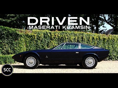 MASERATI KHAMSIN 1976 - Test drive in top gear - 4.9 V8 Engine sound | SCC TV