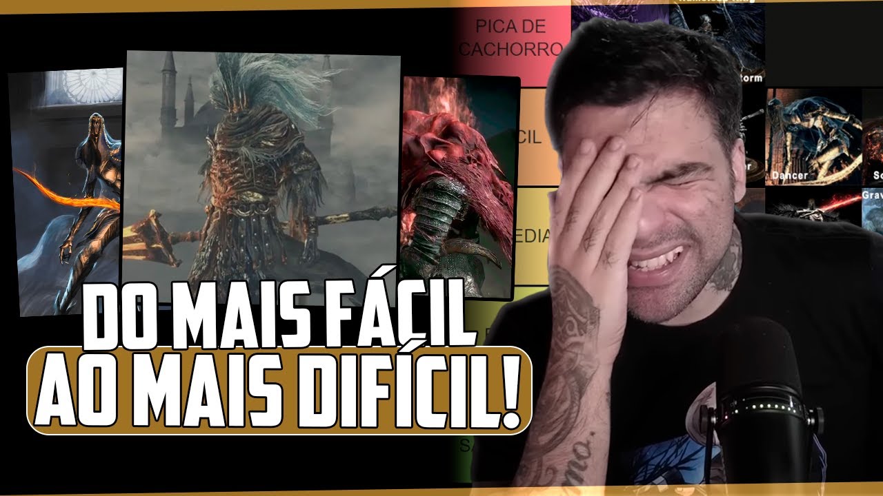 RANQUEANDO todos os BOSSES de DARK SOULS 3!!