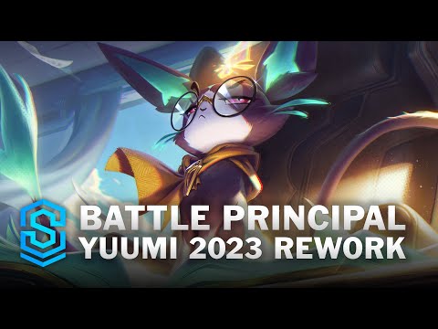 Battle Principal Yuumi (2023 Rework) Skin Spotlight - League of Legends