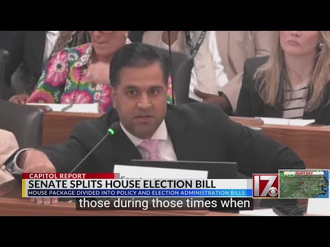 Senate splits House election bill into two separate measures