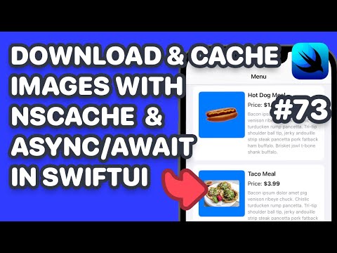 Cache images in SwiftUI with NSCache (Download images with Async/Await, Cache Image From API) thumbnail