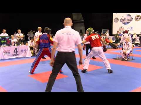 Kainer Zhailibaev v Laszlo Gombos Hungarian Kickboxing World Cup 2016