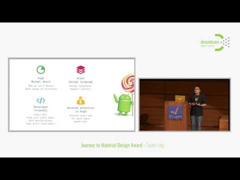 Droidcon Italy 2017 // Journey to material Design Award - Taylor Ling