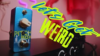 Video thumbnail for Lekato Pitch Box Pitch Shifter Pedal | What a Strange Little Pedal by Electric Flamingo