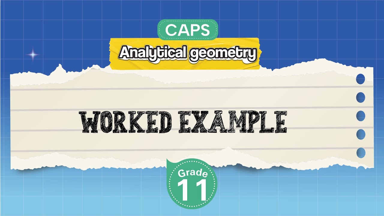 [GRADE 11] Worked example