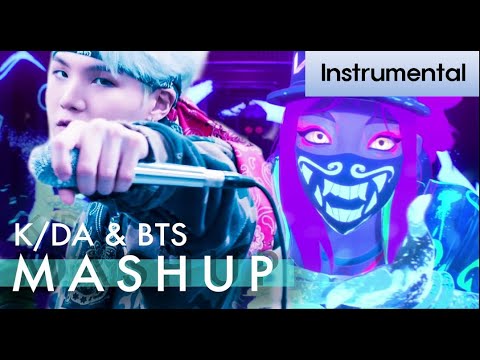 K/DA x BTS   Pop/Stars & Mic Drop MASHUP (Instrumental)