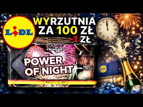 Fireworks from Lidl Power of Night Triplex Launcher! Lidl New Year's Eve 2025/2026