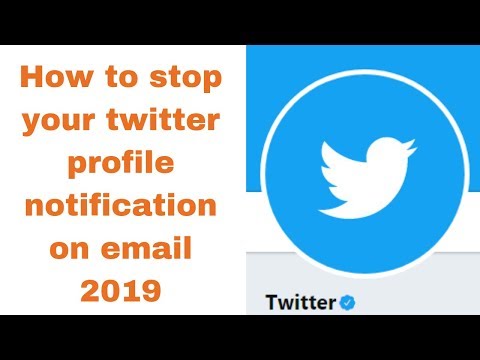 How to stop your twitter profile notification on email 2019