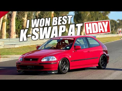 I WON BEST KSWAP AT HONDA DAY