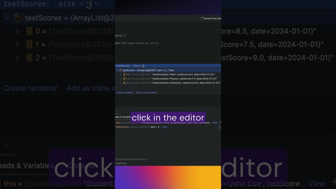 Debugging in IntelliJ IDEA: Set a breakpoint