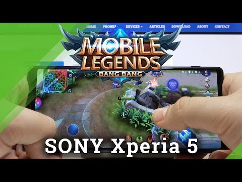 Mobile Legends Gameplay Performed on SONY Xperia 5 - Check FPS Counter