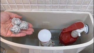 Put aluminum foil in your toilet!  once and after 5 minutes you will be surprised by the result