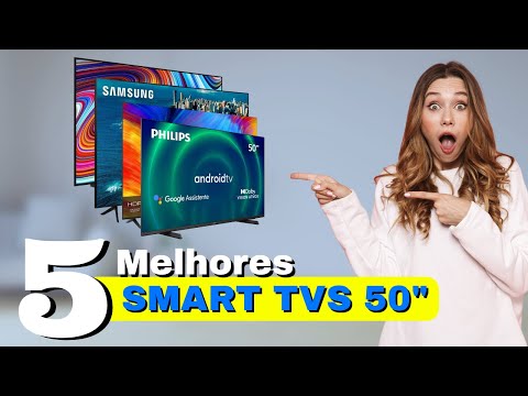 As 5 Melhores SMART TVs 50 polegadas | Melhor Smart TV 50 Polegadas Custo-Benefício em 2024