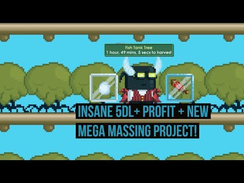 Growtopia NEW MASS PRODUCTION & 5DL+ PROFIT