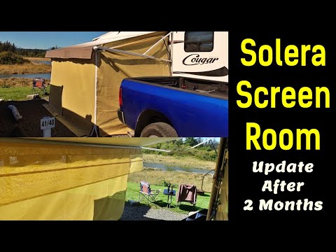 Solera Awning Screen Room - Update after 2 months of Use