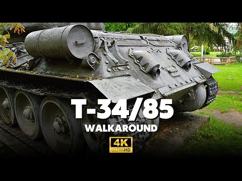 T34/85 |WALKAROUND| Museum of Slovak National Uprising, Banská Bystrica, Slovakia