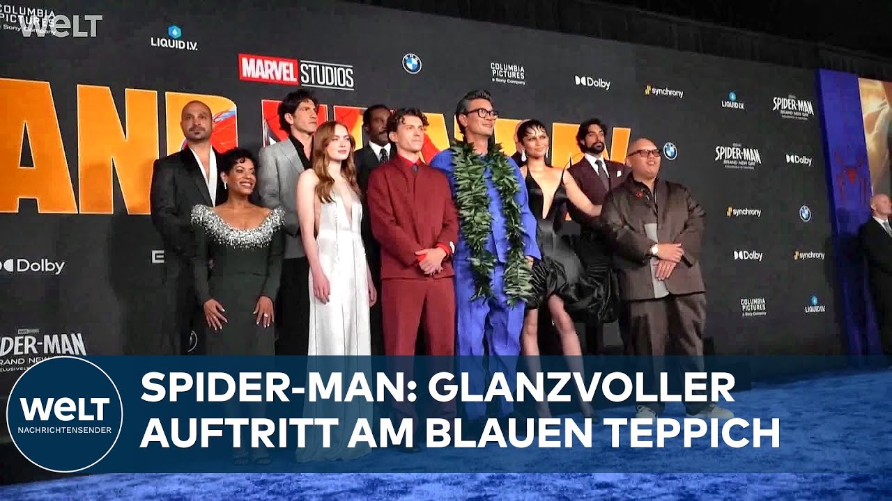 SPIDER-MAN: Weltpremiere in Los Angeles – Tom Holland und Zendaya auf dem blauen Teppich