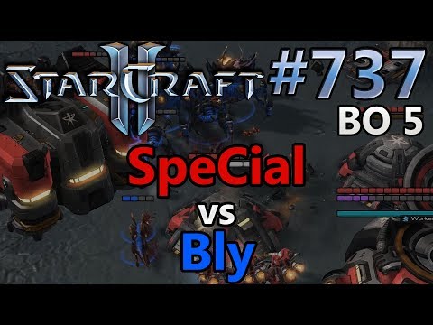 StarCraft 2 - Replay-Cast #737 - SpeCial (T) vs  Bly (Z) - IEM South Korea [German]