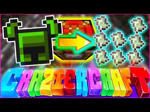 Minecraft CRAZIER CRAFT SMP - "THE REVERSE CRAFTING TABLE" - Episode 20