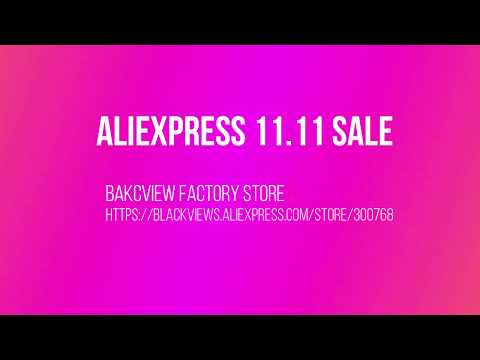 Aliexpress 11.11 SALE Blackview A60 BV5500 BV9600 Pro BV9700 BV9100 BV9500 Plus BV6800 BV6100