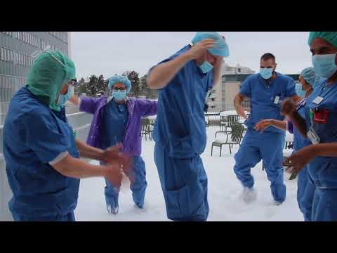Jerusalema Dance Challenge - Danderyds sjukhus, Sterilteknik