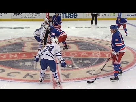 Maple Leafs - Rangers rough stuff 10/15/10