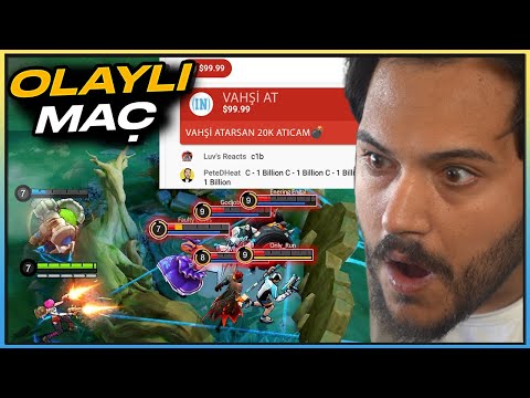 VAHŞİ ATARSAN 20000TL ATICAM DEDİ! Mobile Legends Moskov