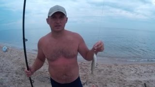 Рыбалка на азовском море в августе