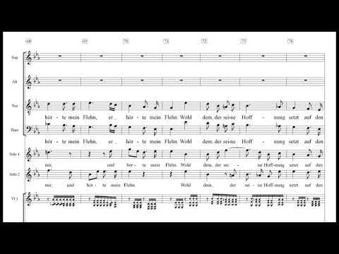 Lobgesang 5 Ich harrete des Herrn Wohl dem der seine Hoffnung Einstudierung Tenor