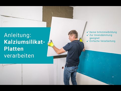 Kalziumsilikatplatten verarbeiten - für Heimwerker und Laien, schnell & einfach | Video-Anleitung