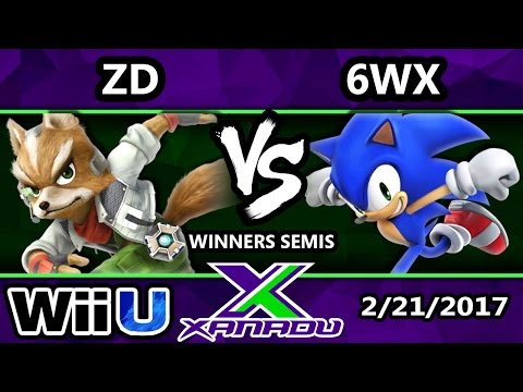 S@X 190 - InC | ZD (Fox) Vs. Circa | 6WX (Sonic) - SSB4 Winners Semis - Smash for Wii U - Smash 4